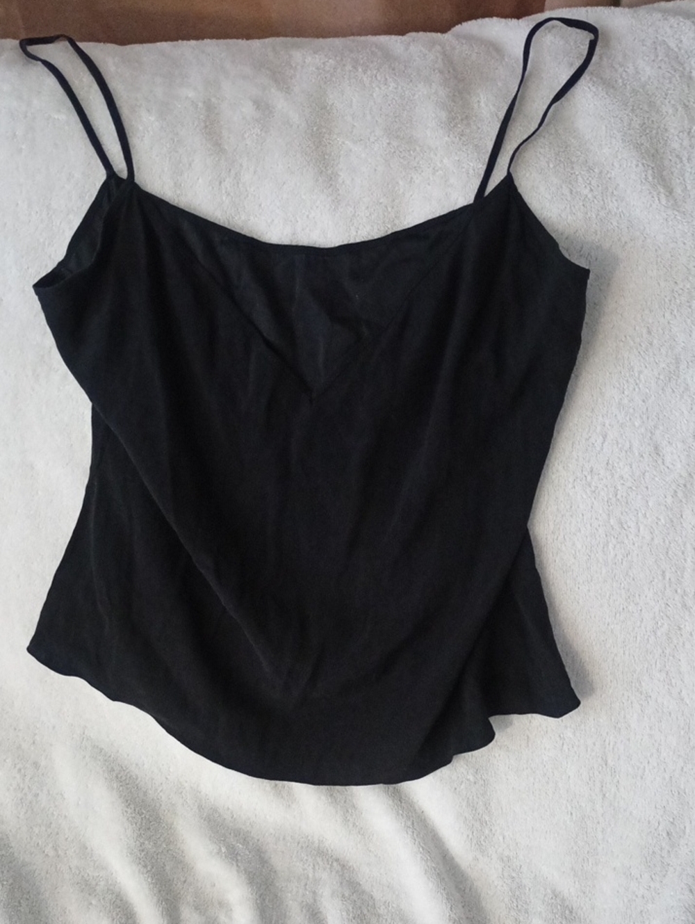 Monique Lhuillier Black Label Slip Top